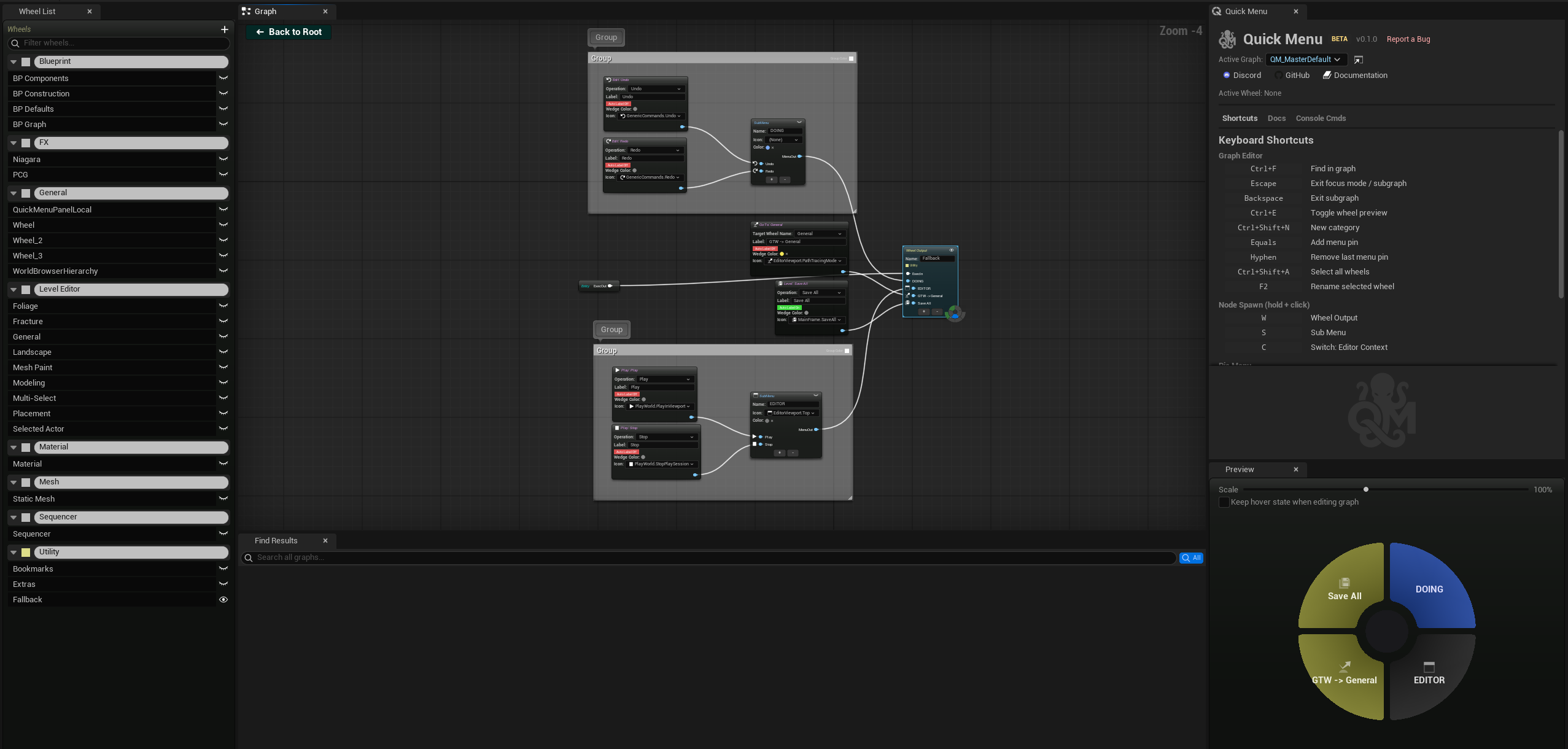 Graph editor overview